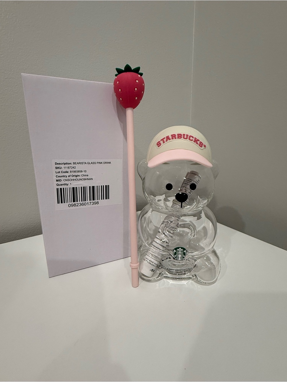 🍓Starbucks Pink Bearista Cup🍓New Limited Edition 🍓